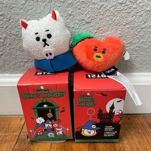 BTS Halloween Themed Plush Keychains